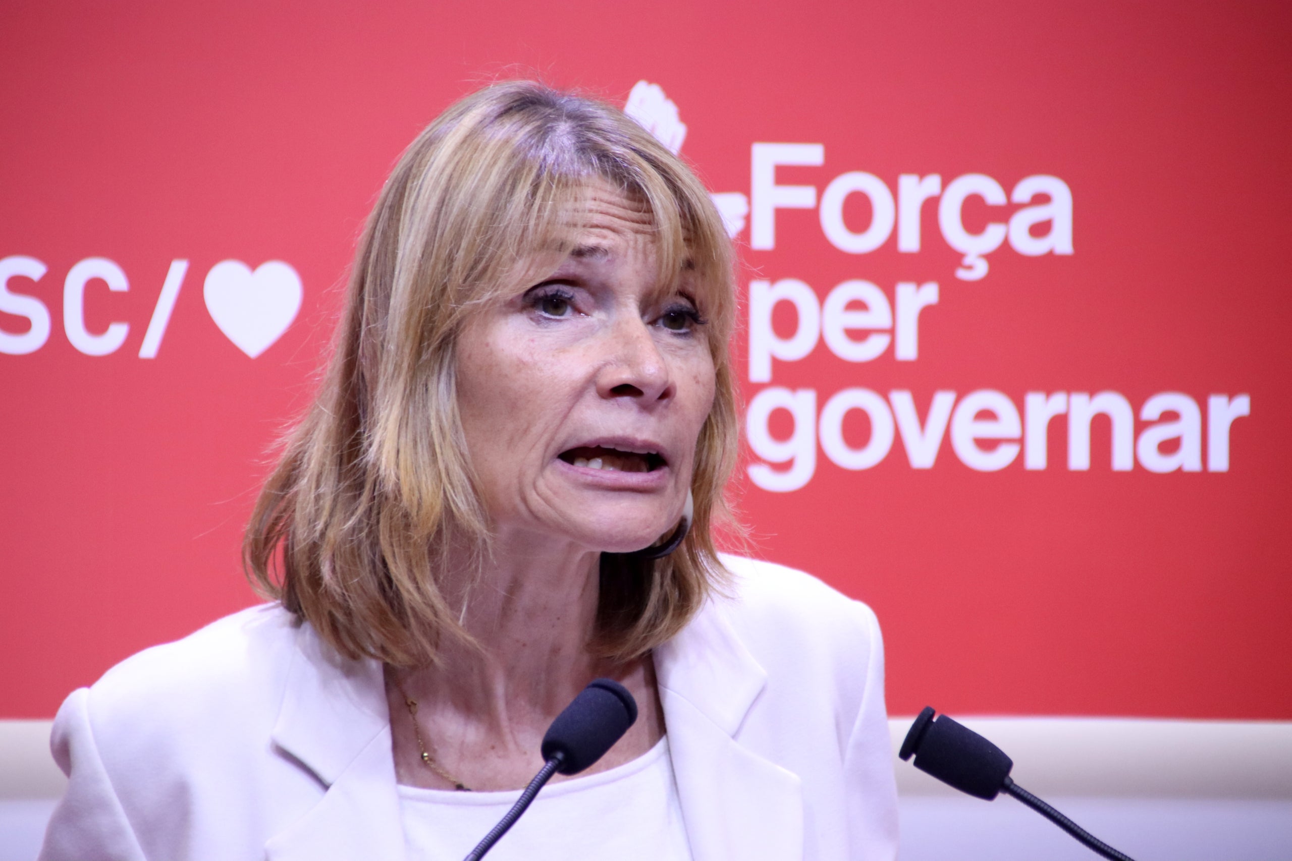 La portavoz del PSC, Lluïsa Moret / ACN