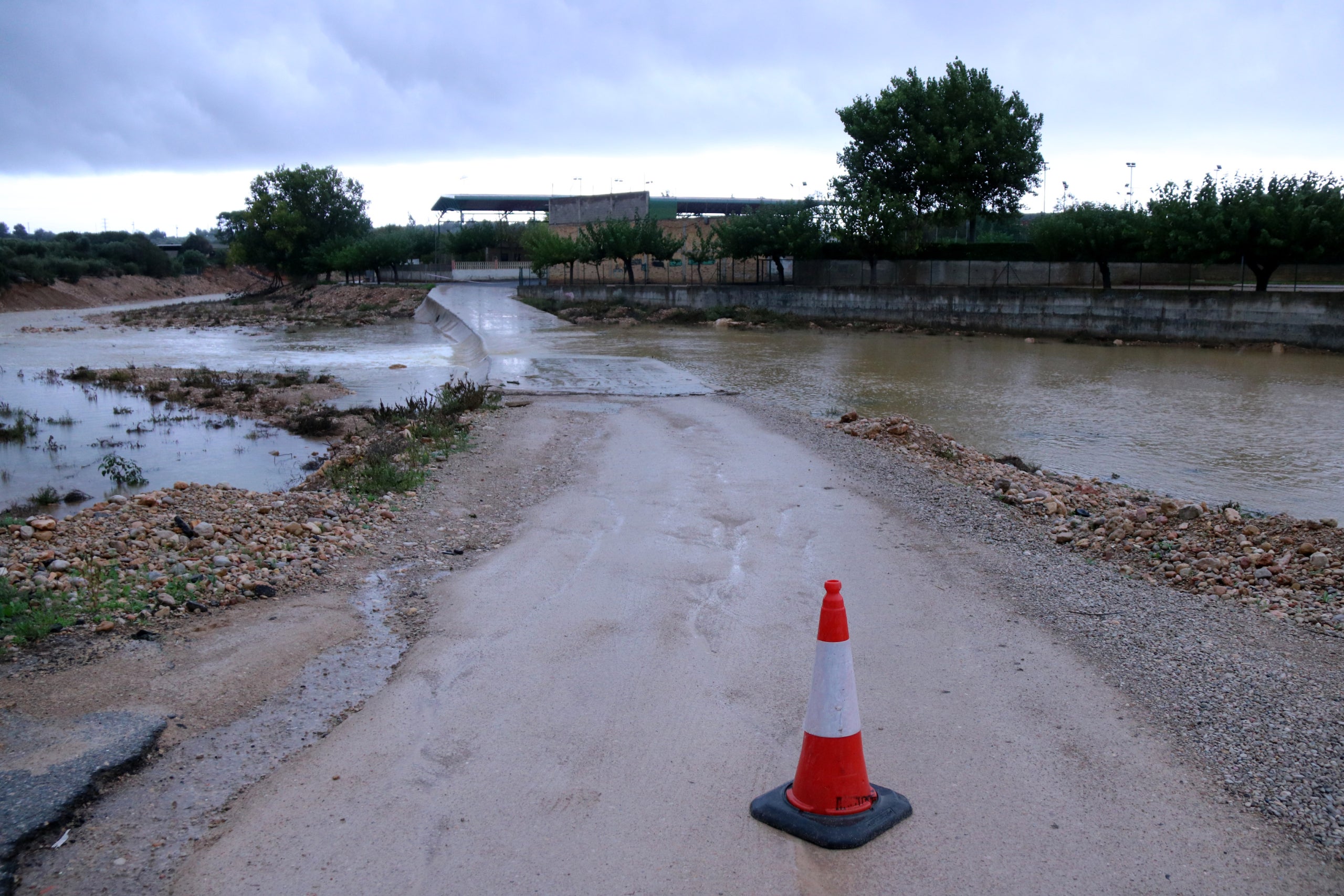 Tall d'un camí que creua el barranc de la Galera a Masdenverge (Montsià) | Jordi Marsal (ACN)