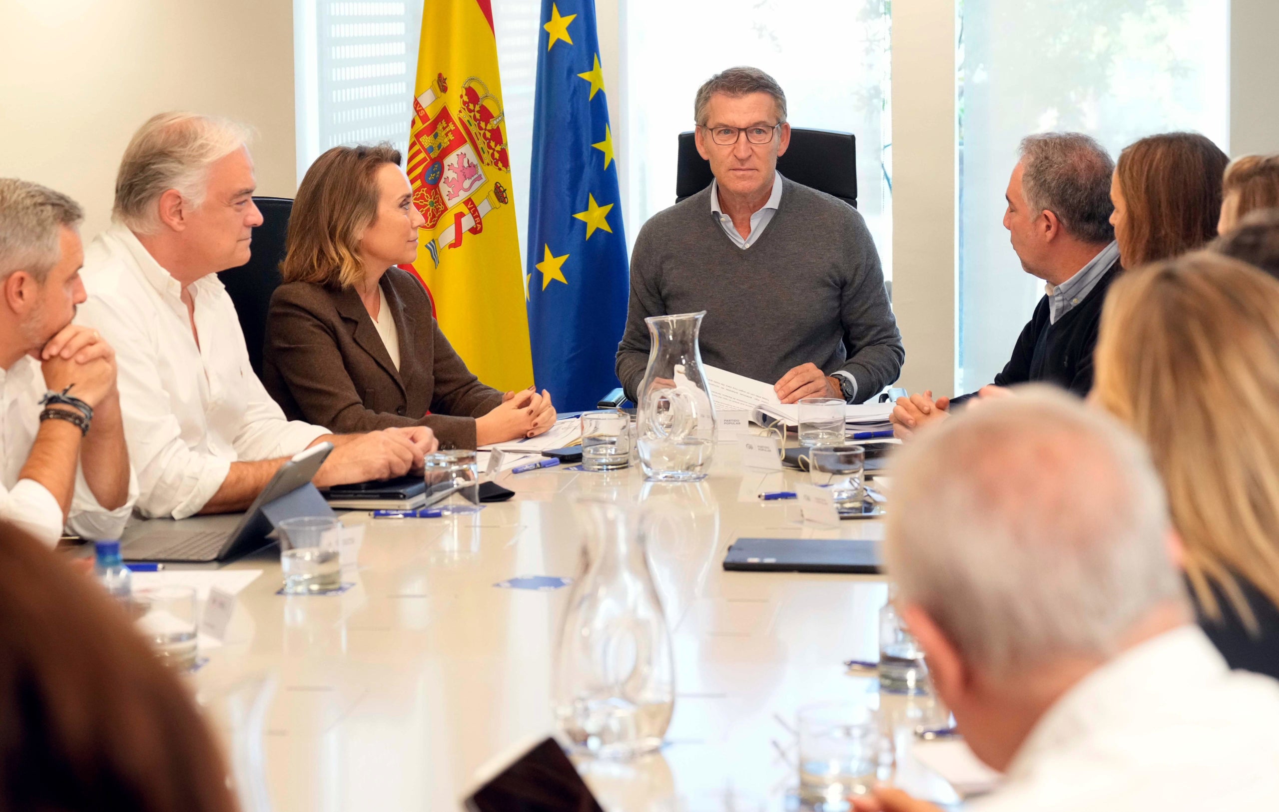 Comitè de Direcció del PP, encapçalat per Alberto Núñez Feijóo / Tarek / PP