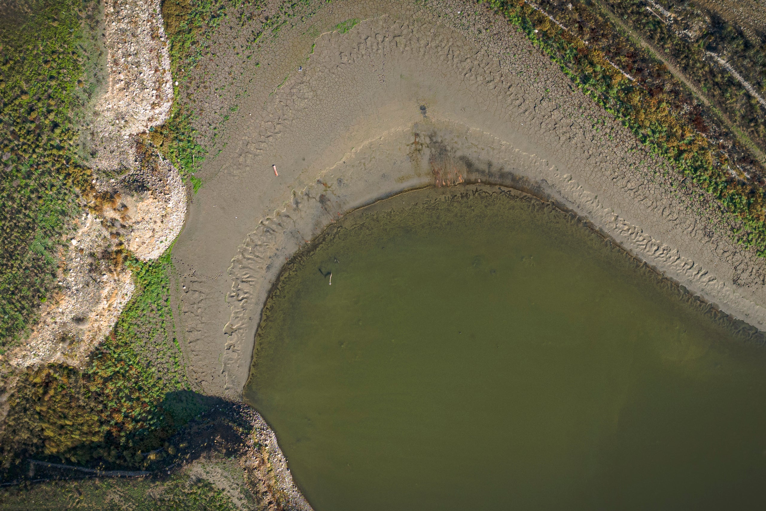 Aigua continguda al pantà de Riudecanyes | Jordi Borràs (ACN)
