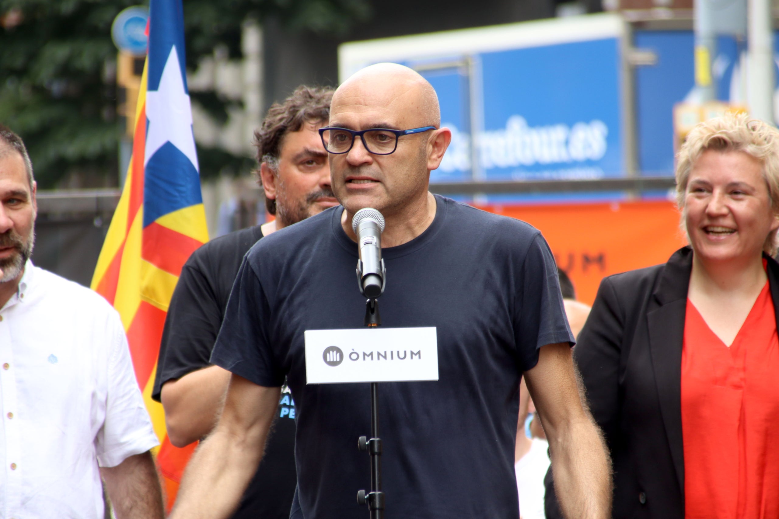 L'exconseller Xavier Vendrell en un acte d'Òmnium / ACN
