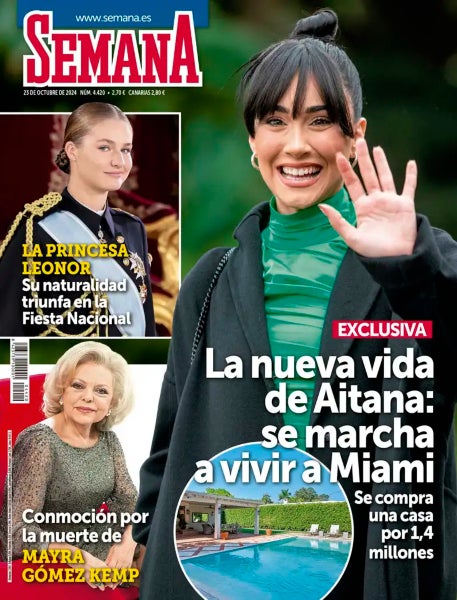 Aitana canvia de vida i es trasllada a Miami - Semana