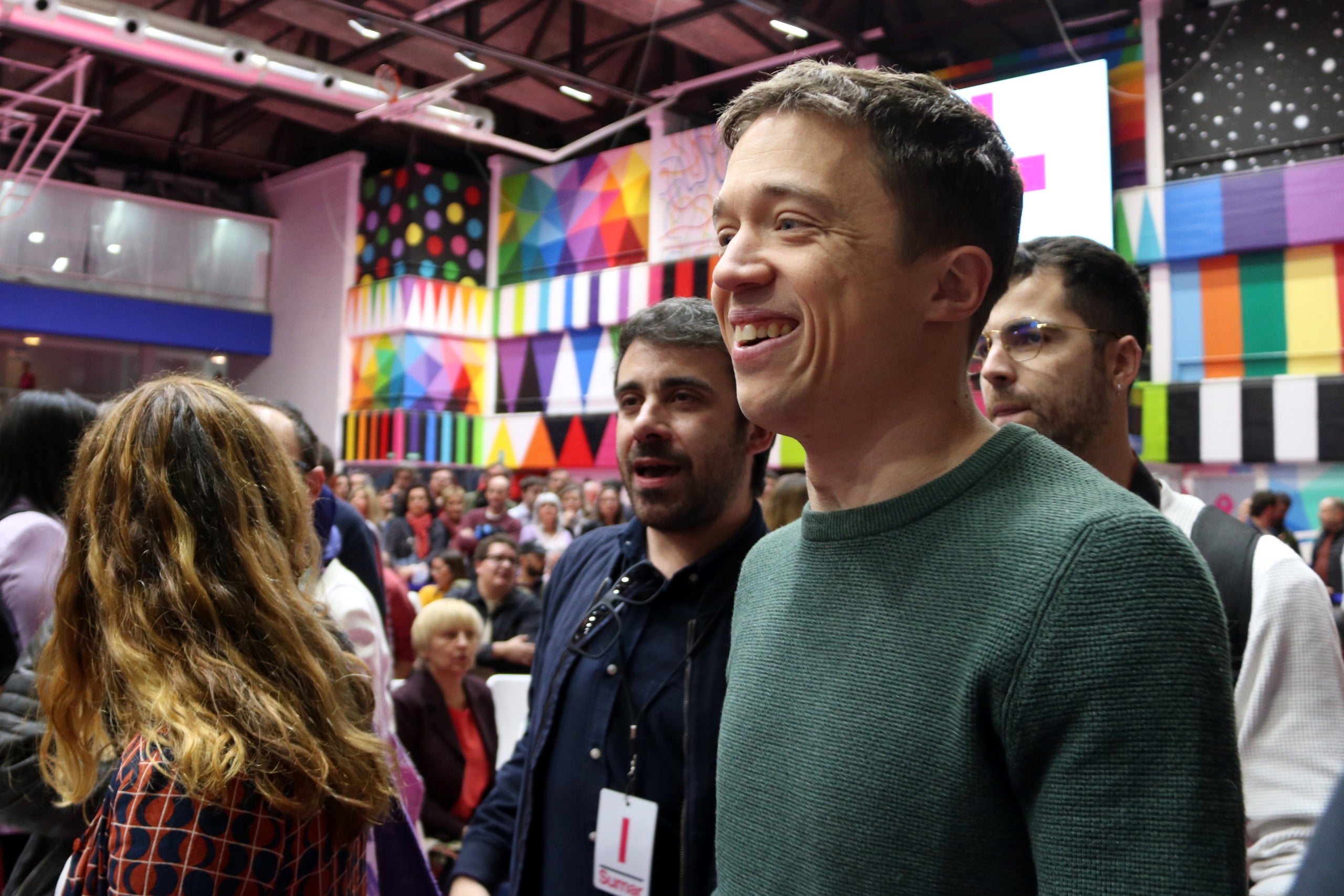 L'exdirigent de Sumar Íñigo Errejón en l'acte de presentació de la coalició / ACN