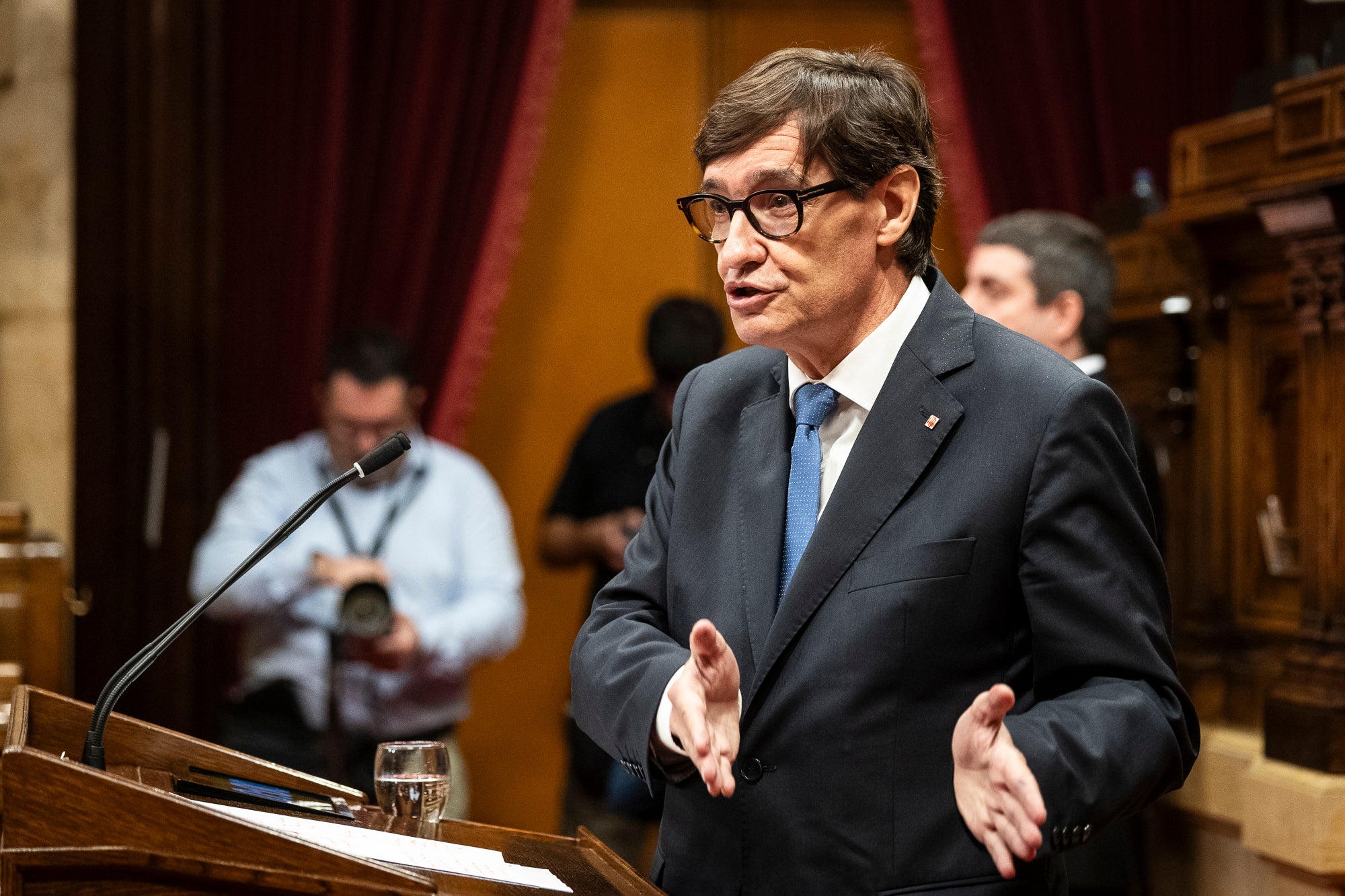 Salvador Illa al debat de política general al Parlament de Catalunya, 09-10-2024 7 Mireia Comas