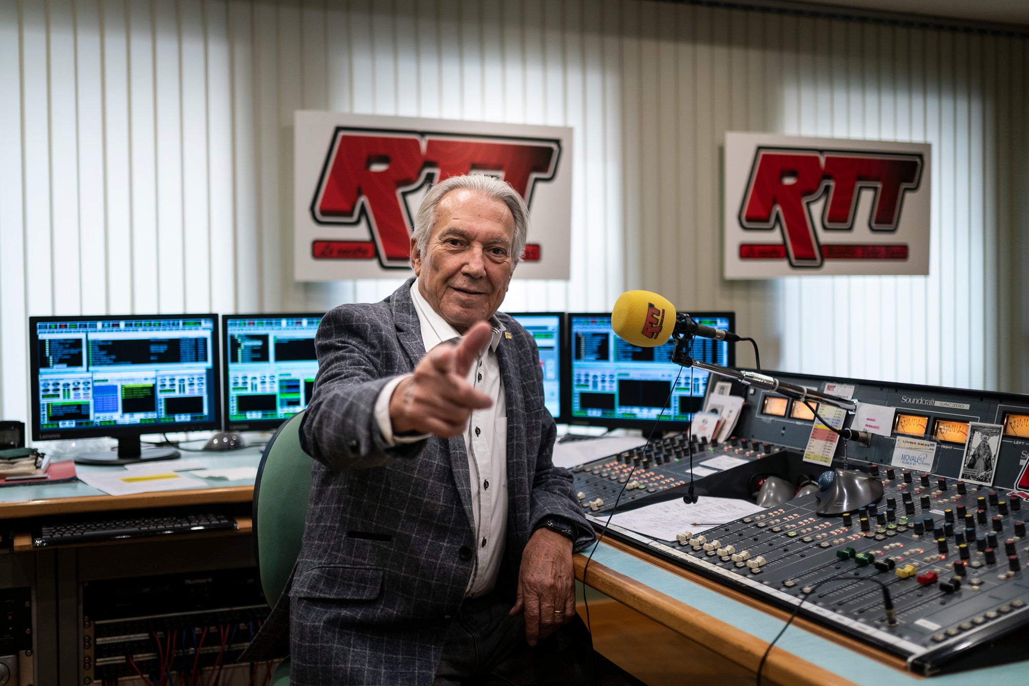 Justo Molinero, fundador de Radio Tele-Taxi. 29-10-2024 / Mireia Comas
