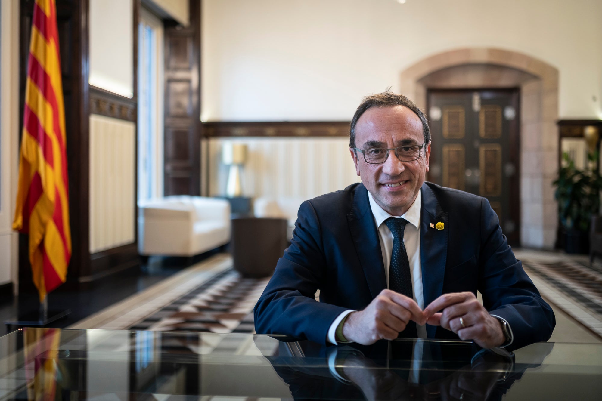 Josep Rull, presidente del Parlamento de Cataluña. 31-10-2024 / Mireia Comas