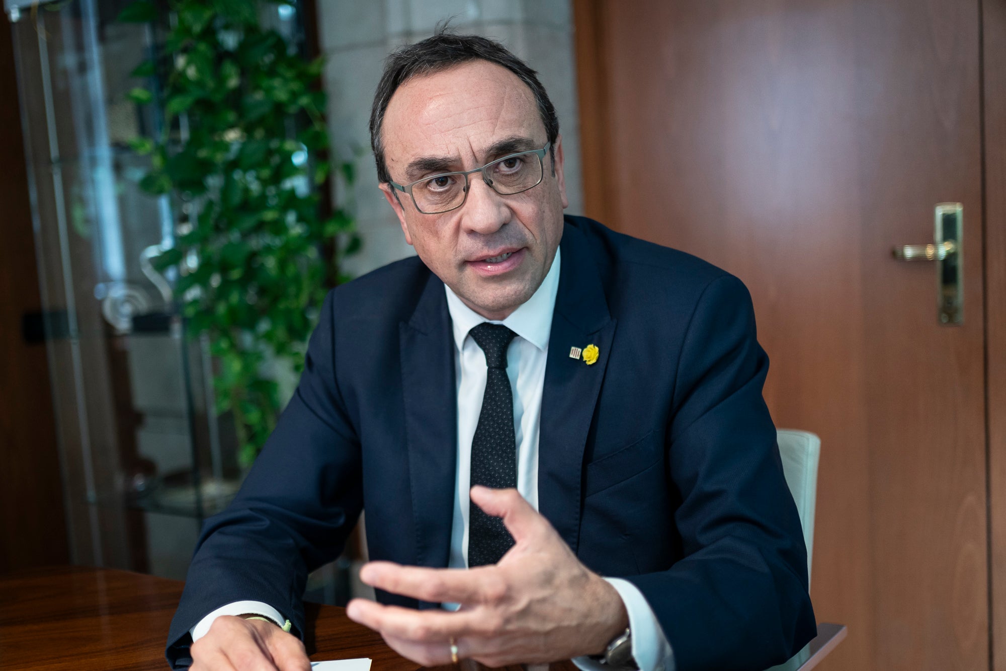 Josep Rull, president del Parlament de Catalunya. 31-10-2024 / Mireia Comas