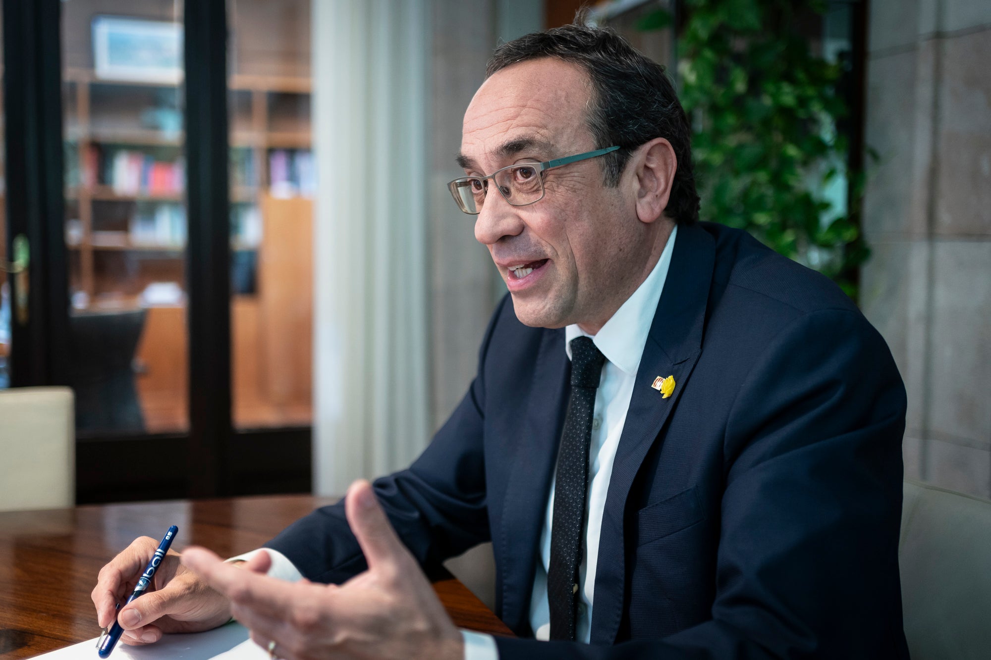 Josep Rull, president del Parlament de Catalunya. 31-10-2024 / Mireia Comas