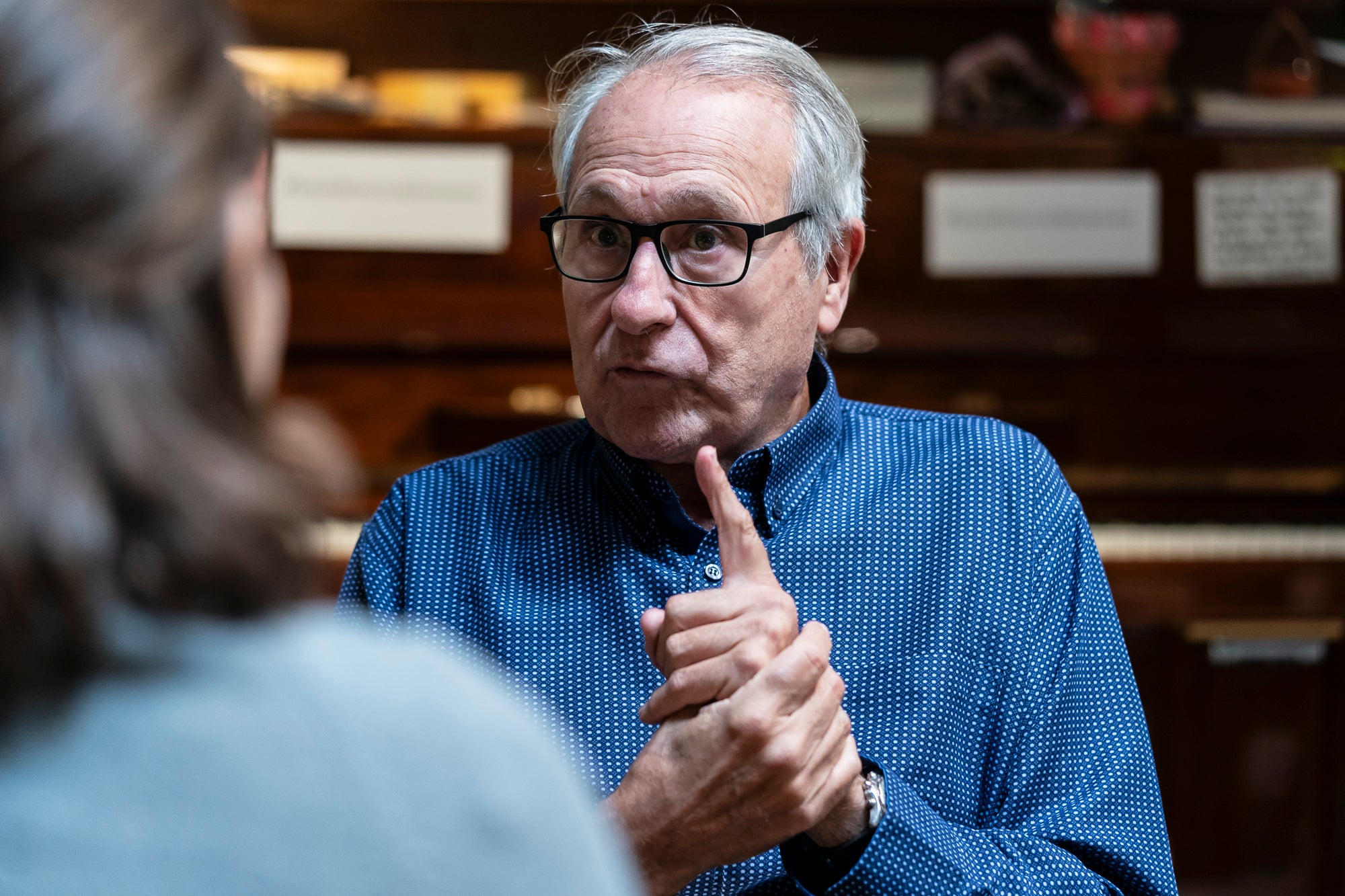 Salvador Alsius, presentador de televisió i periodista. Barcelona 22-10-2024 / Mireia Comas