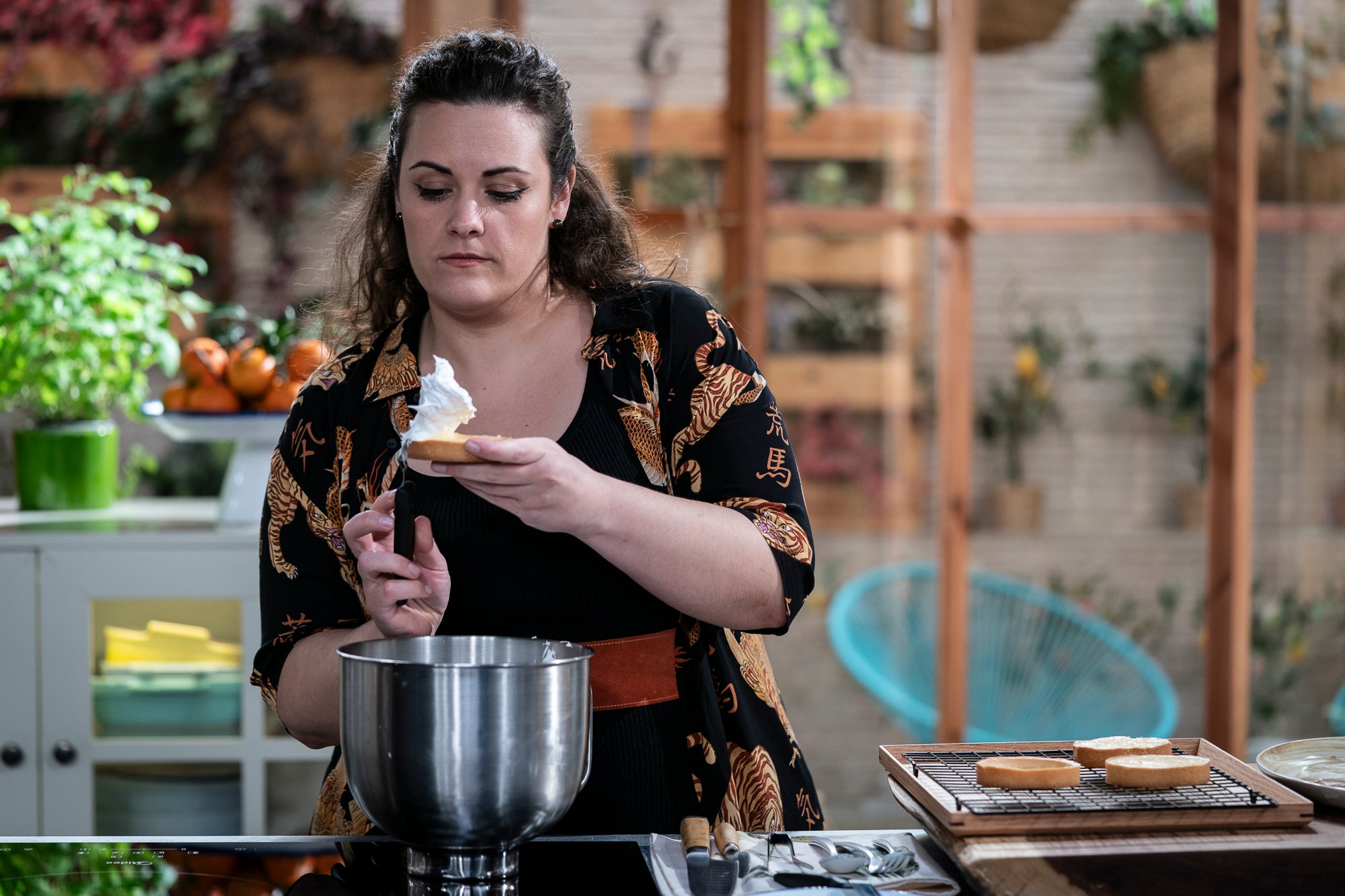 Gessamí Caramés, chef de su propio restaurante Meleta de Romer y copresentadora del programa Cuines de 3Cat | Mireia Comas