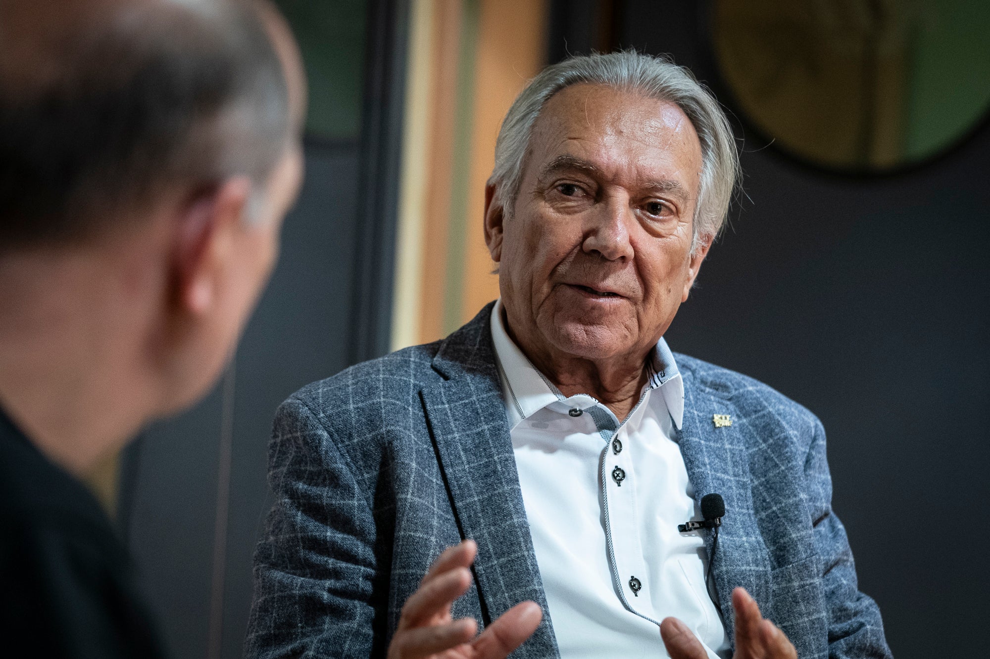 Justo Molinero, fundador de Radio Tele-Taxi. 29-10-2024 / Mireia Comas
