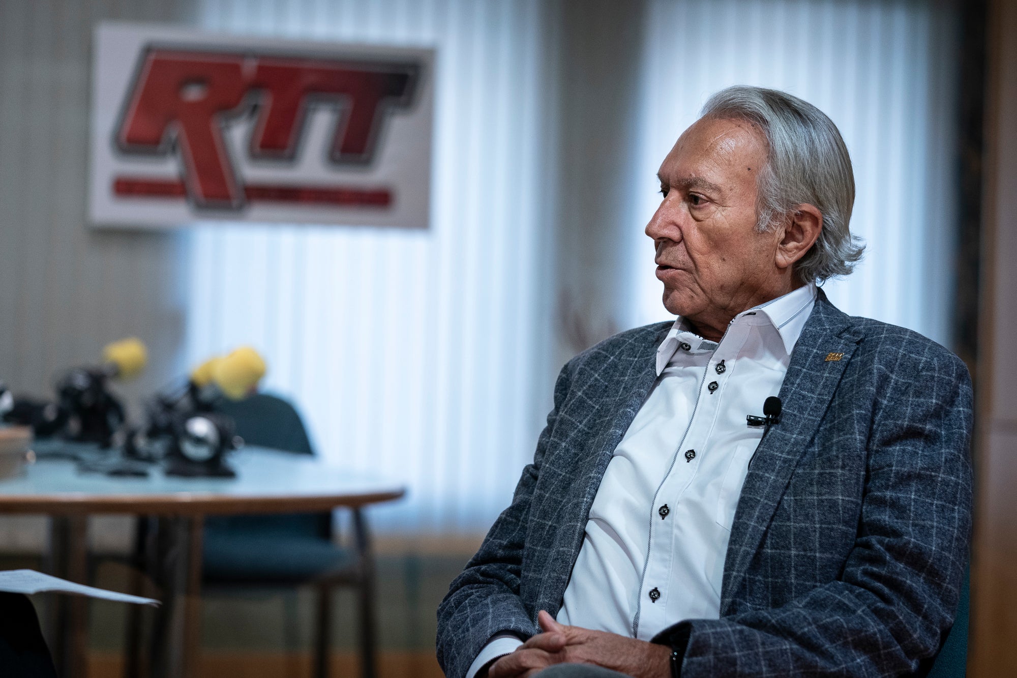 Justo Molinero, fundador de Radio Tele-Taxi. 29-10-2024 / Mireia Comas