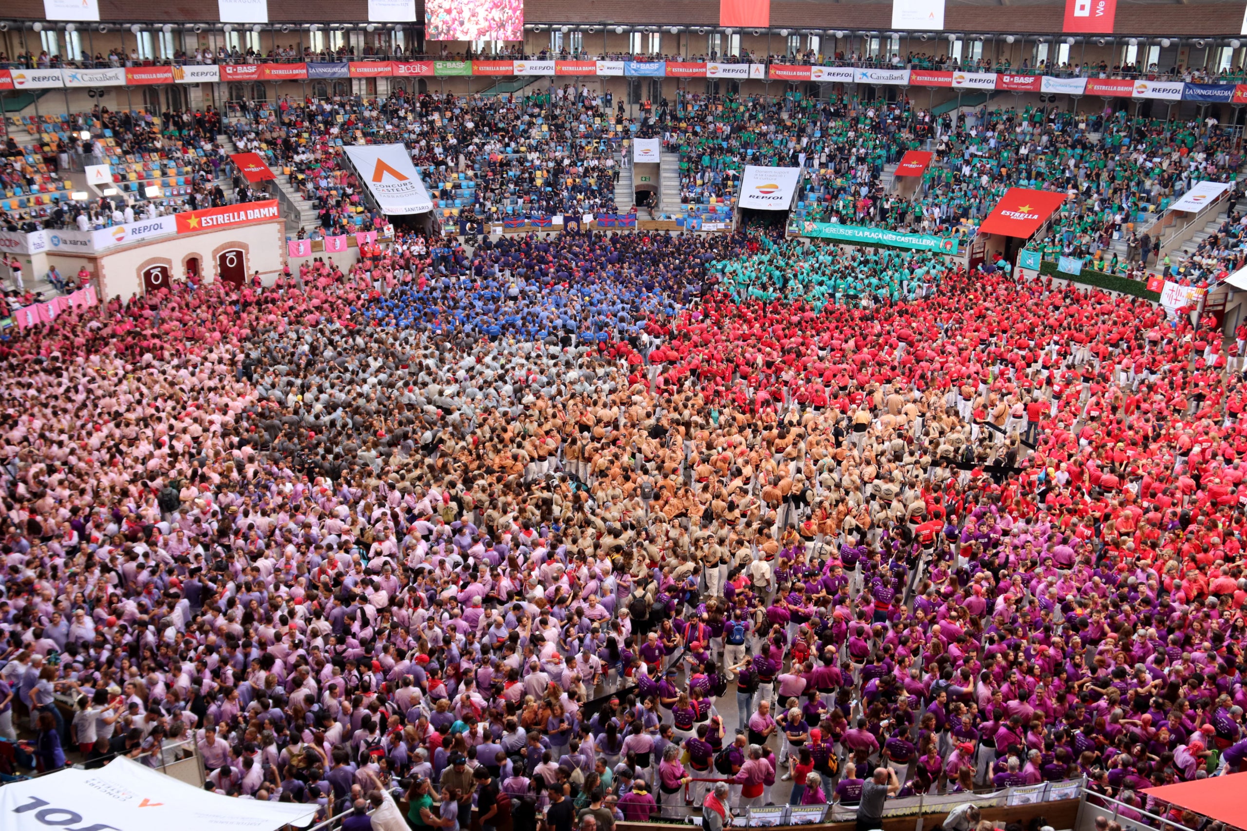 Les colles al XXIX Concurs de Castells de Tarragona / ACN