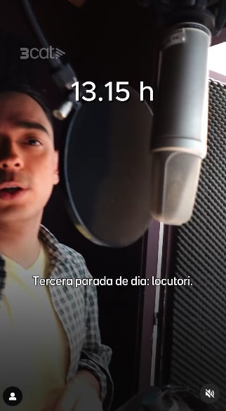 Els actors també han de gravar les veus - Instagram
