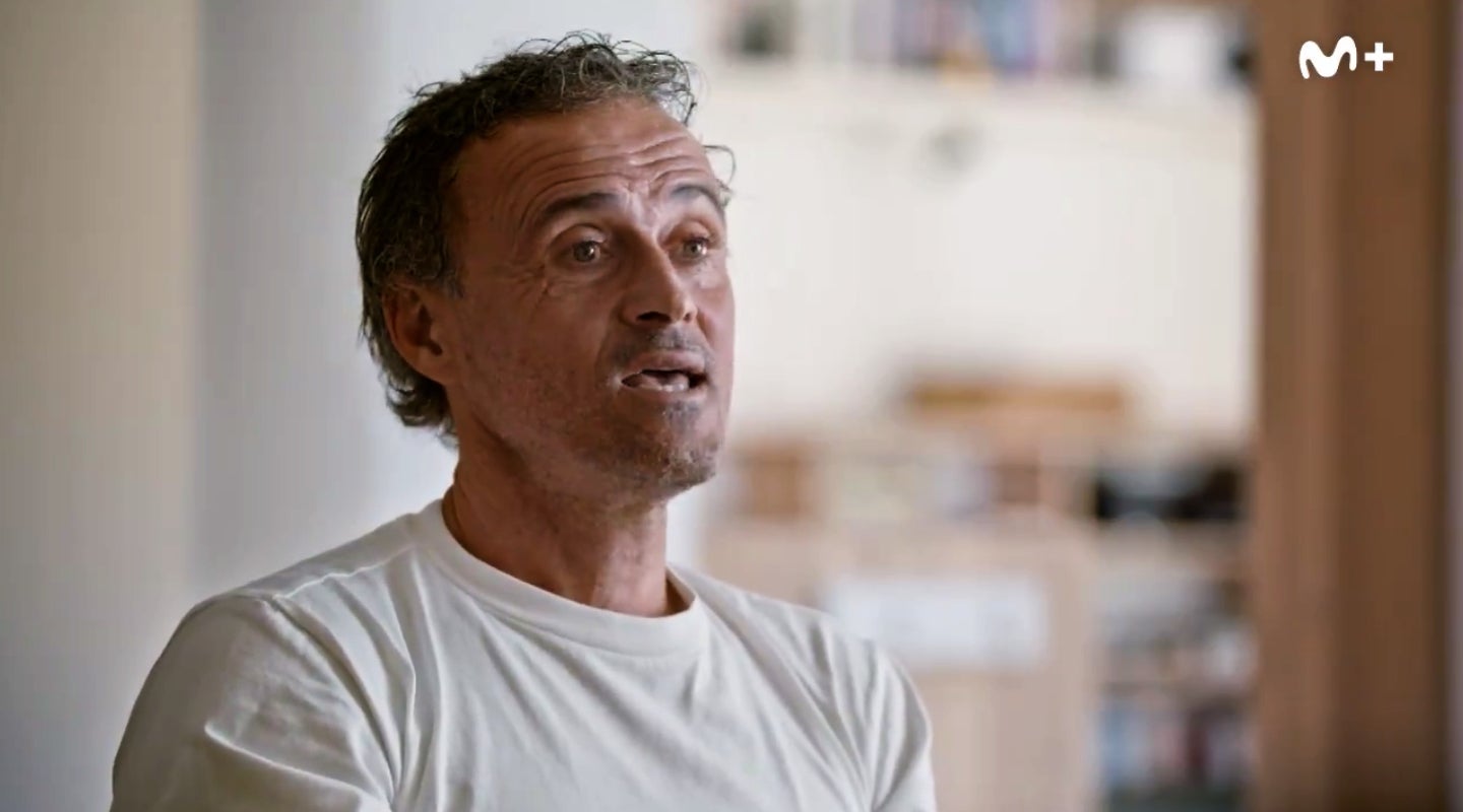 Luis Enrique habla de la muerte de su hija - Movistar+