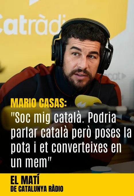 Mario Casas explica per què no parla català en públic - Catalunya Ràdio