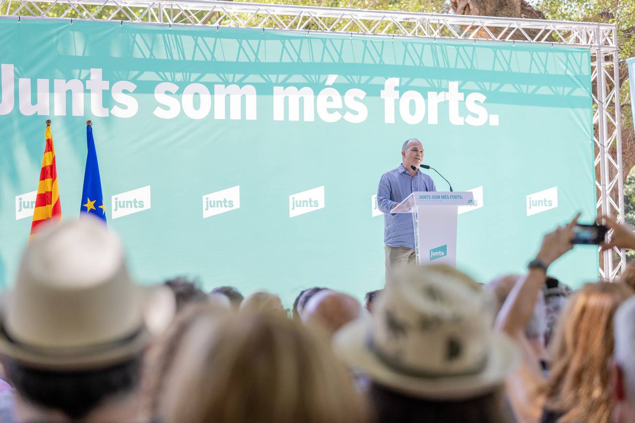 El secretario general de Junts, Jordi Turull, no detecta problemas de cara al congreso/Núria Càmara
