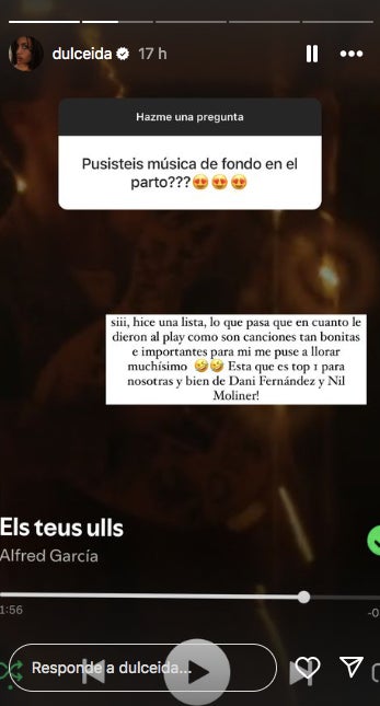 Quines cançons van sonar en el part de Dulceida_ - Instagram