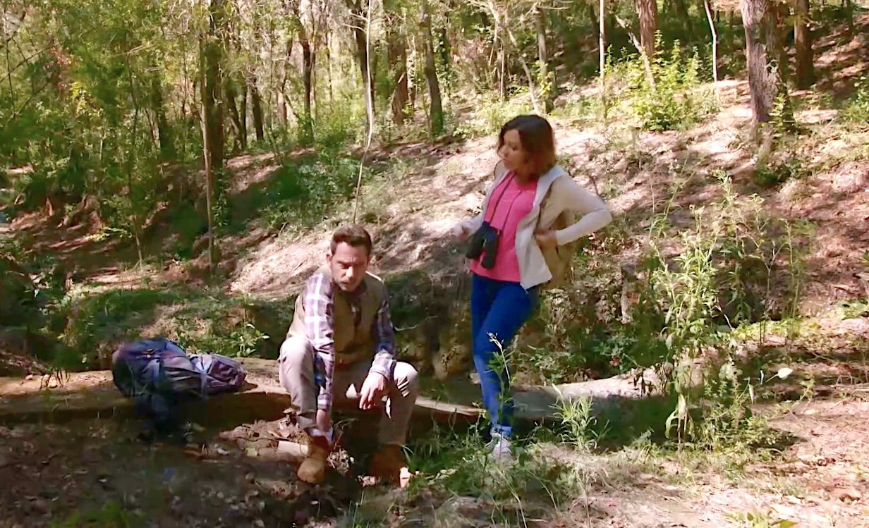 El Francesc i la Sílvia, de 'Com si fos ahir', durant l'excursió del capítol d'aquest dimecres a TV3