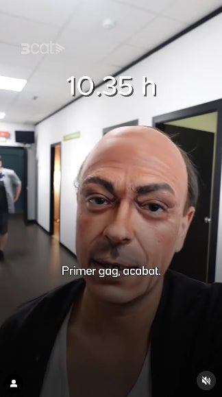 Xavi Espinosa ha mostrat com és un rodatge del Polònia des de dins - Instagram