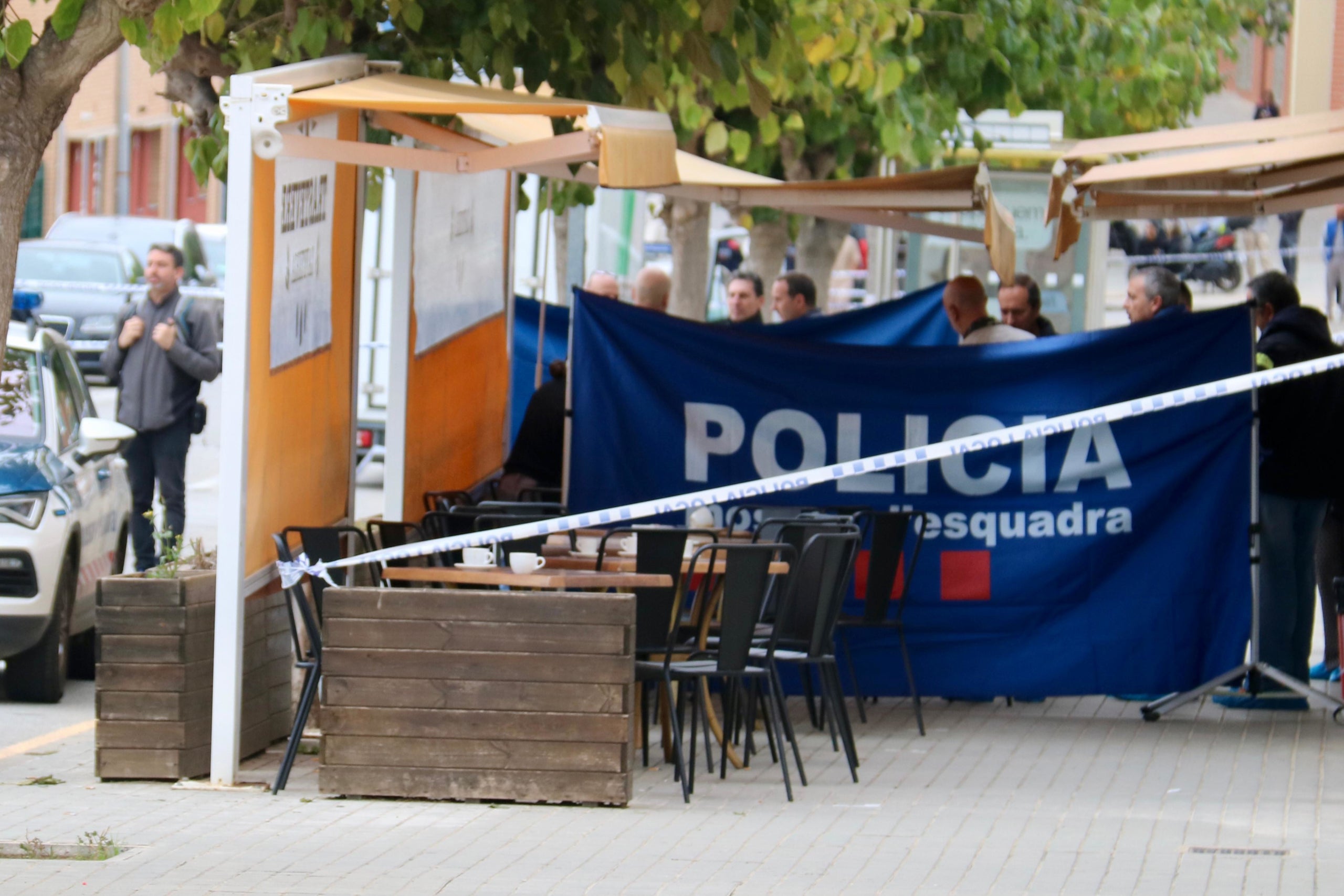 El bar de Montgat on un home ha estat assassinat a trets / ACN