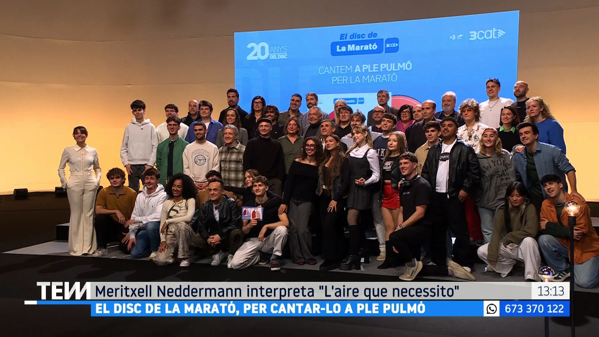 3Cat presenta com serà el disc de La Marató