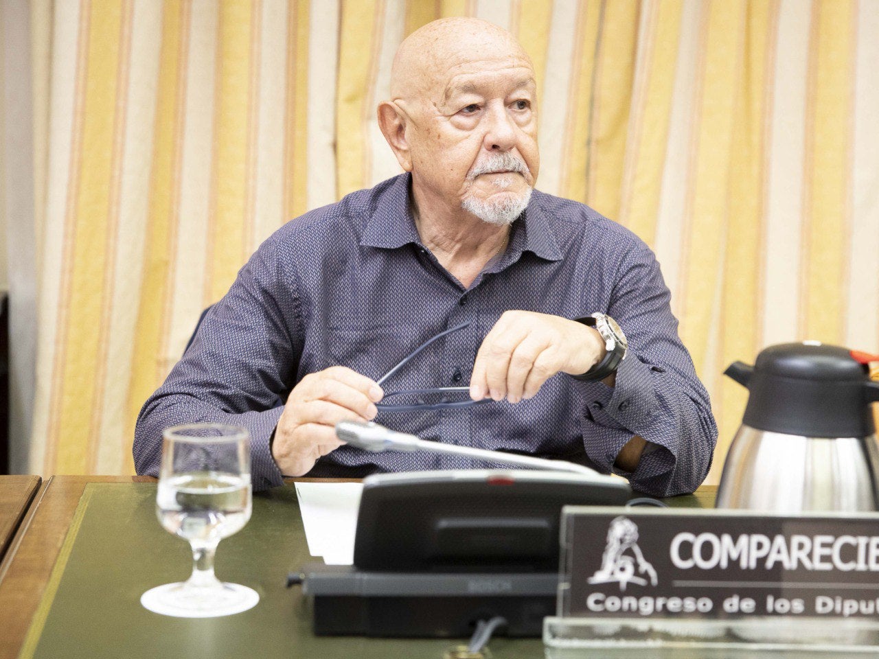 Marcelino Martín Blas, aquest dimarts a la Comissió d'Investigació de l'Operació Catalunya/Pool Congreso