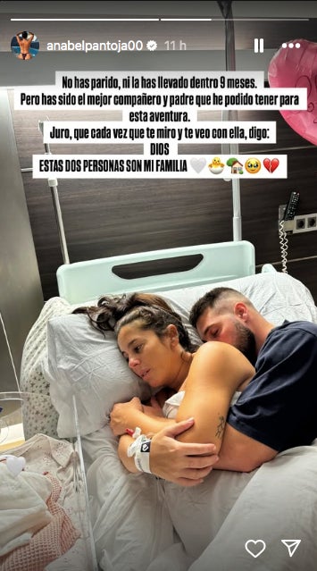 Anabel Pantoja rep l'alta després del naixement de la filla - Instagram