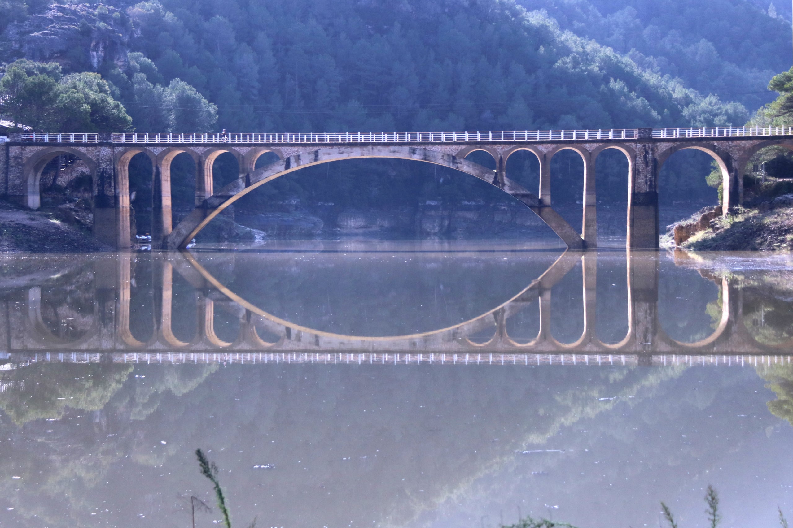 El embalse de Ulldecona, con seis hectómetros cúbicos de agua tras las últimas lluvias | Jordi Marsal (ACN)