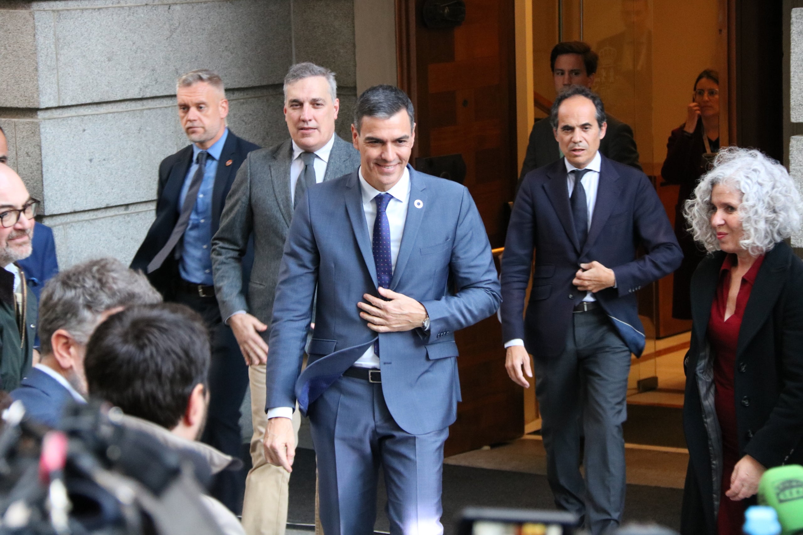 Pedro Sánchez, este jueves después de las votaciones en el Congreso | Roger Pi de Cabanyes (ACN)