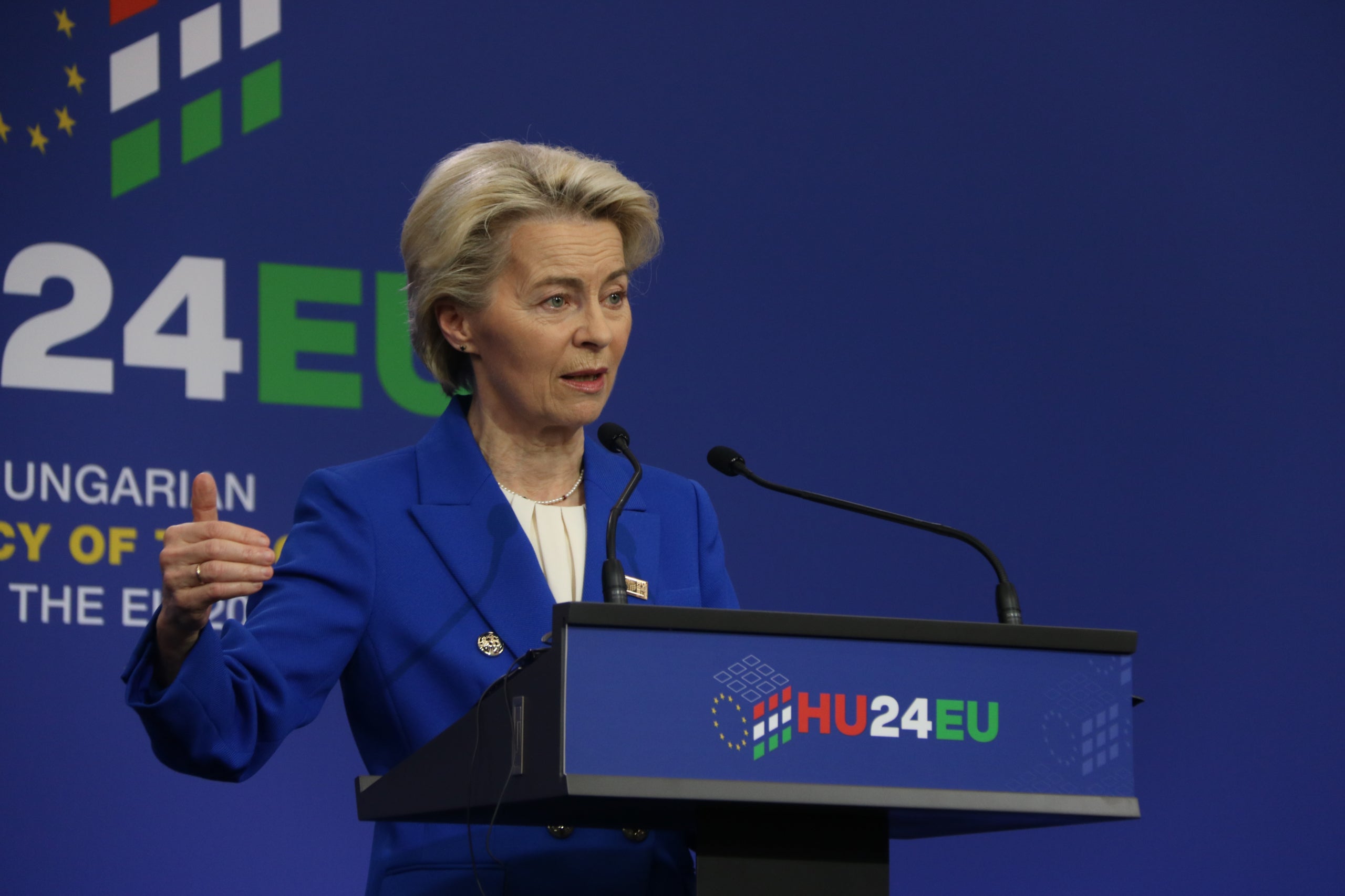 Ursula von der Leyen, a principis de novembre a Budapest / ACN-Albert Cadanet