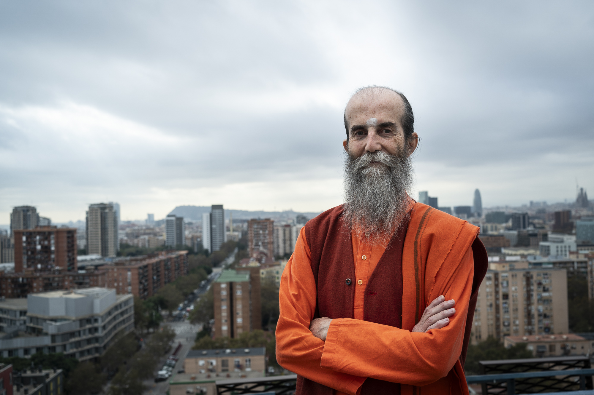 Swami Satyananda monjo i mestre hindú. Barcelona 18-11-2024 / Mireia Comas