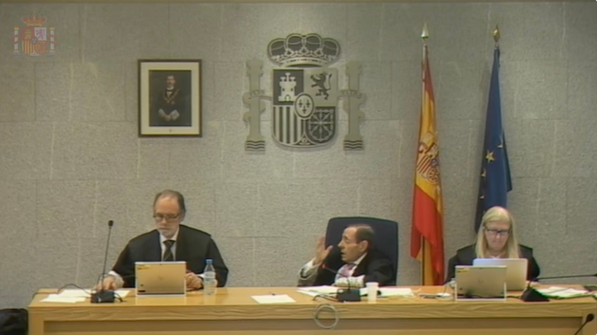 El president del Tribunal Félix Alfonso Guevara, en una de les seves intervencions/QS