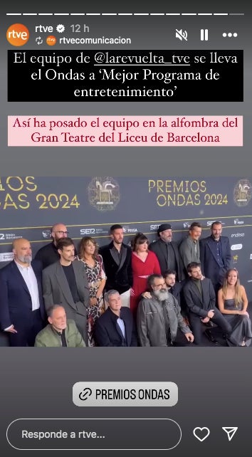 TVE treu pit del premi a La Revuelta - Instagram