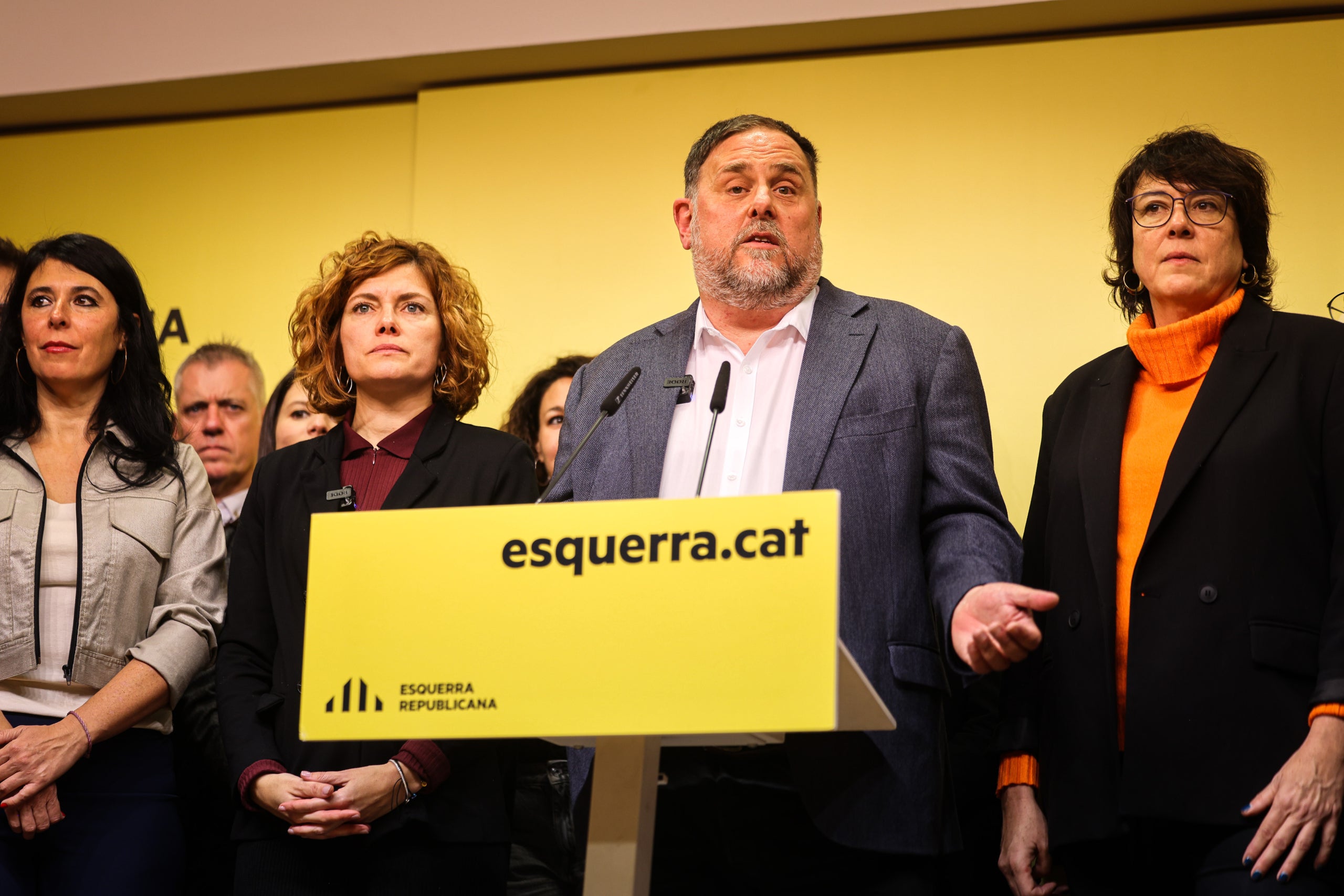 Oriol Junqueras i Elisenda Alamany / ACN-Jordi Borràs