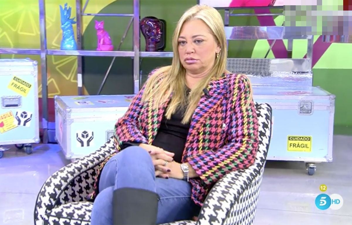 Belén Esteban al programa Sálvame | Telecinco