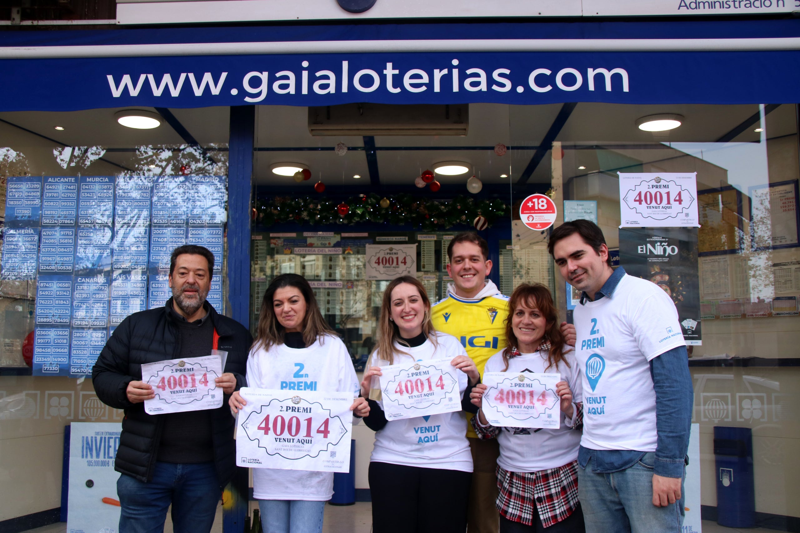 L'administració de loteria de Sant Boi de Llobregat que ha venut dècimes per valor de 7,2 milions d'euros | Albert Hernàndez (ACN)