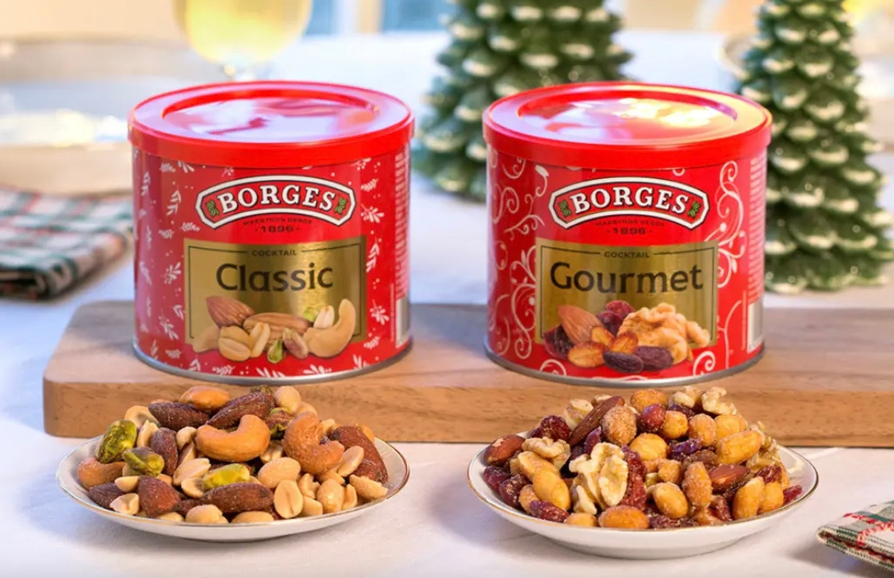 Els còctels de fruits secs Borges en llauna, una novetat per a aquest Nadal / Borges