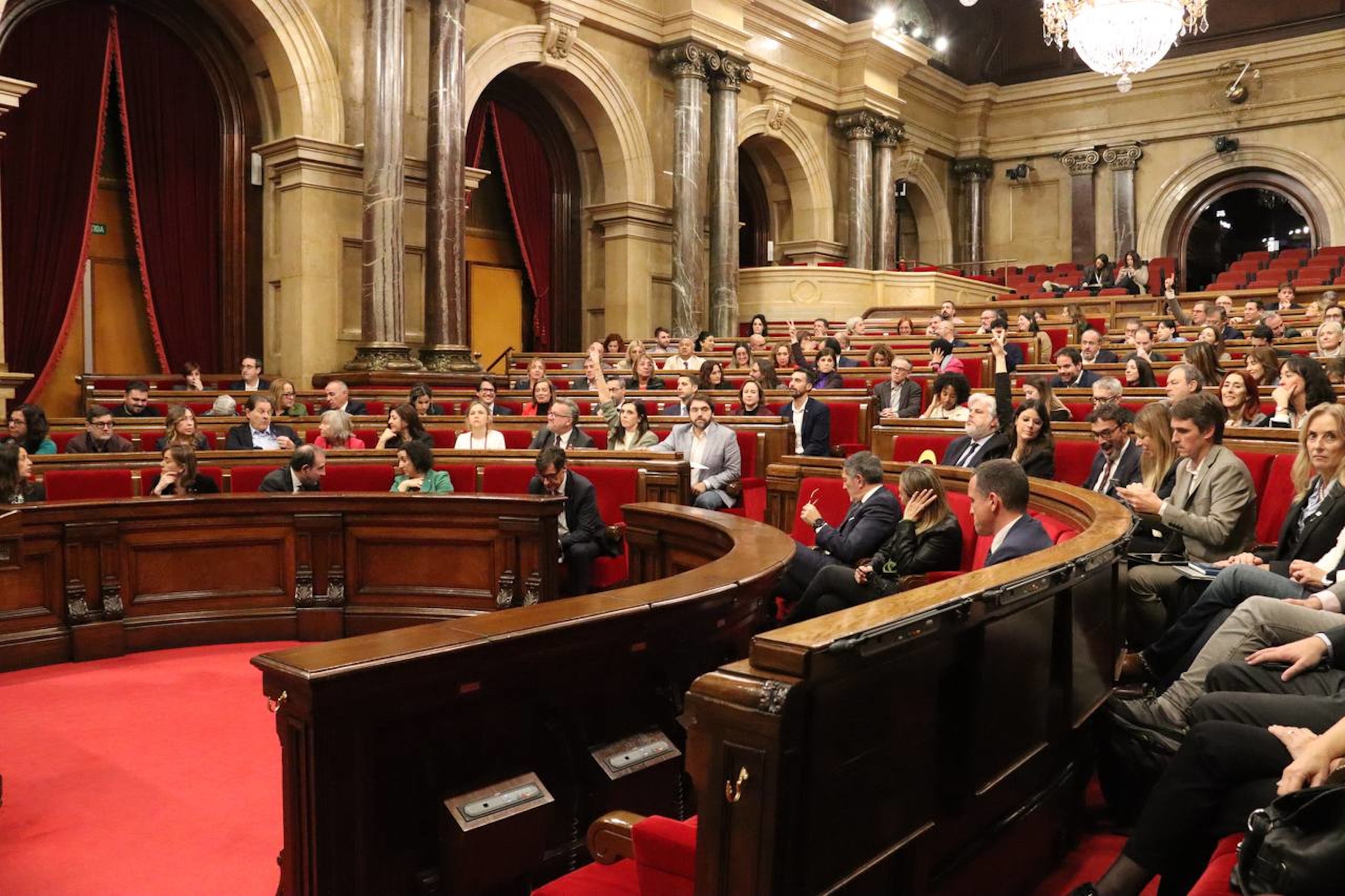 El Ple del Parlament durant una votació aquest dijous | Maria Pratdesaba (ACN)
