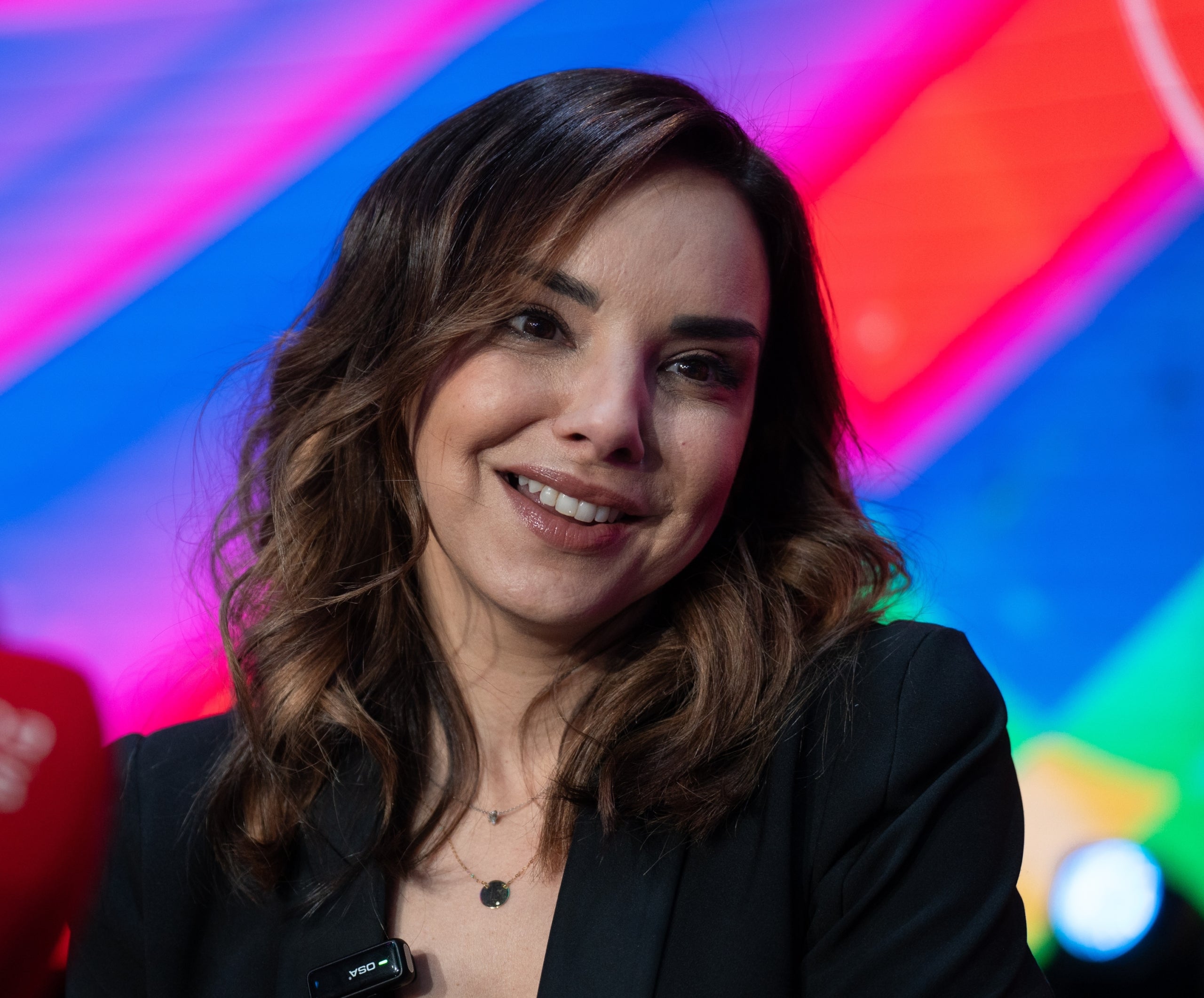La cantant Chenoa en una roda de premsa d'Operación Triunfo | Europa Press