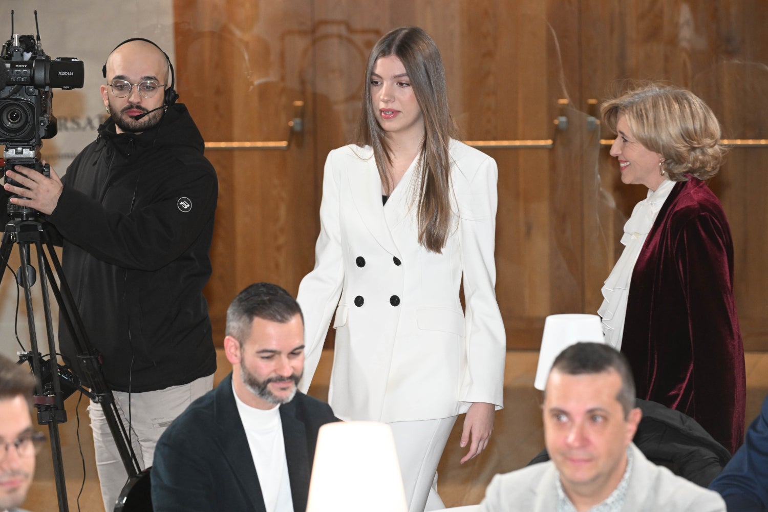 La filla de Felip i Letícia ha debutat en un acte en solitari - Europa Press