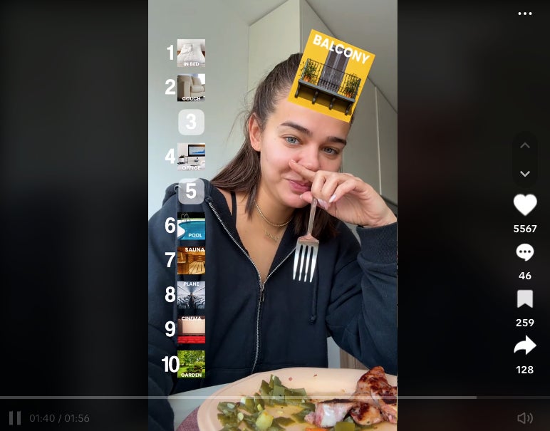 Laura Escanes es mulla sobre els llocs on mantenir relacions sexuals - TikTok