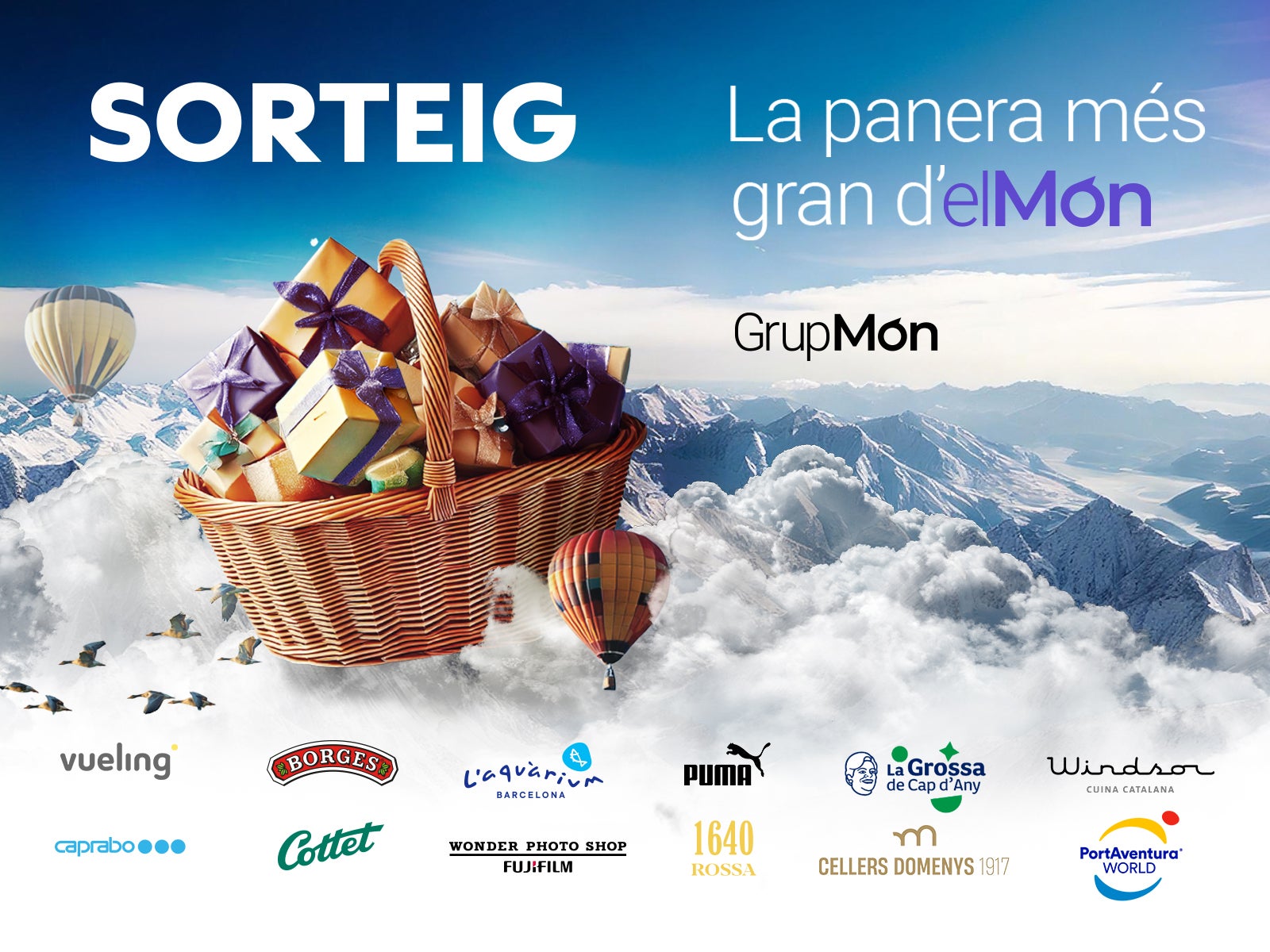 Totes les marques que han cedit regals per a la Panera Més Gran del Món per al Nadal del 2024