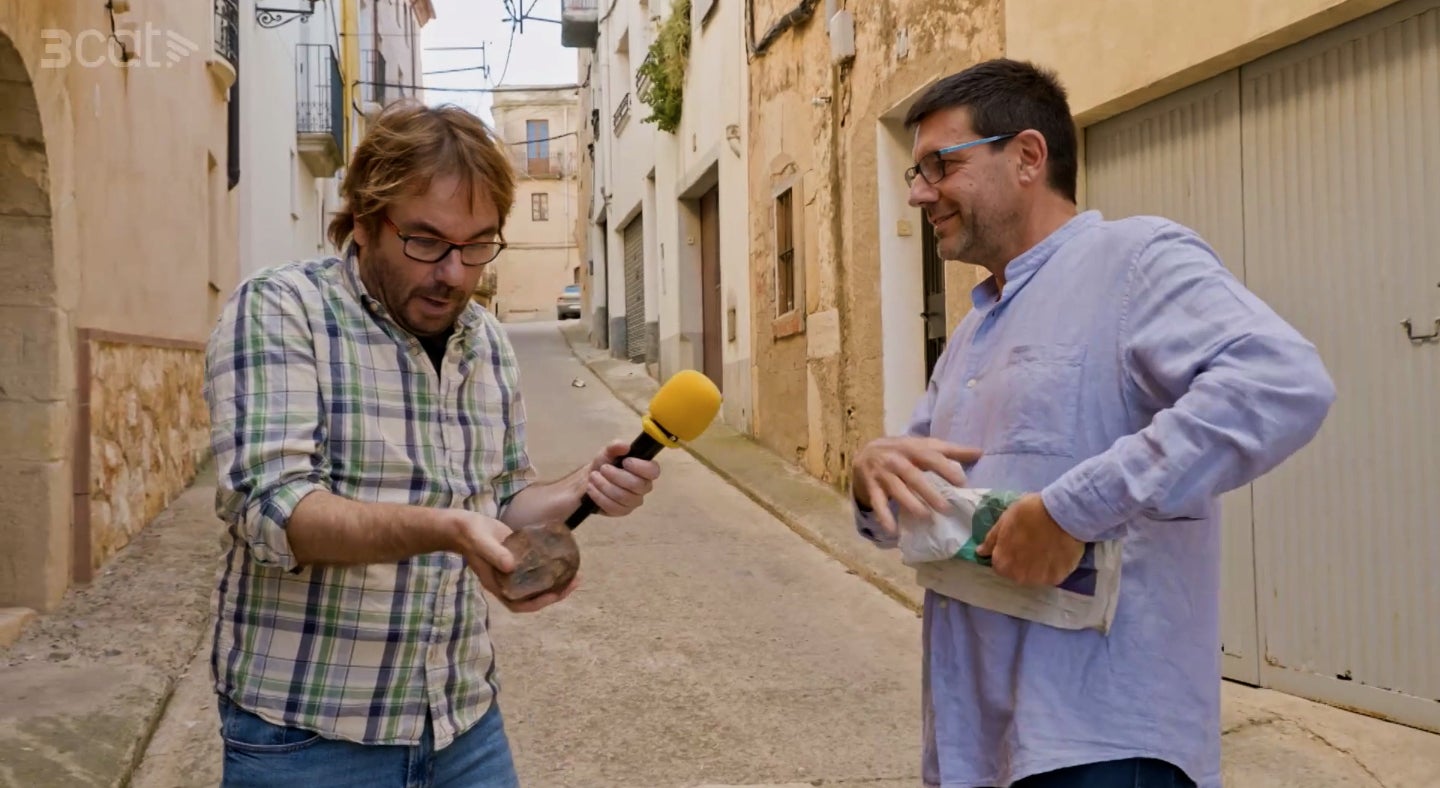 Quim Masferrer, entusiasmat amb el seu meteorit - TV3