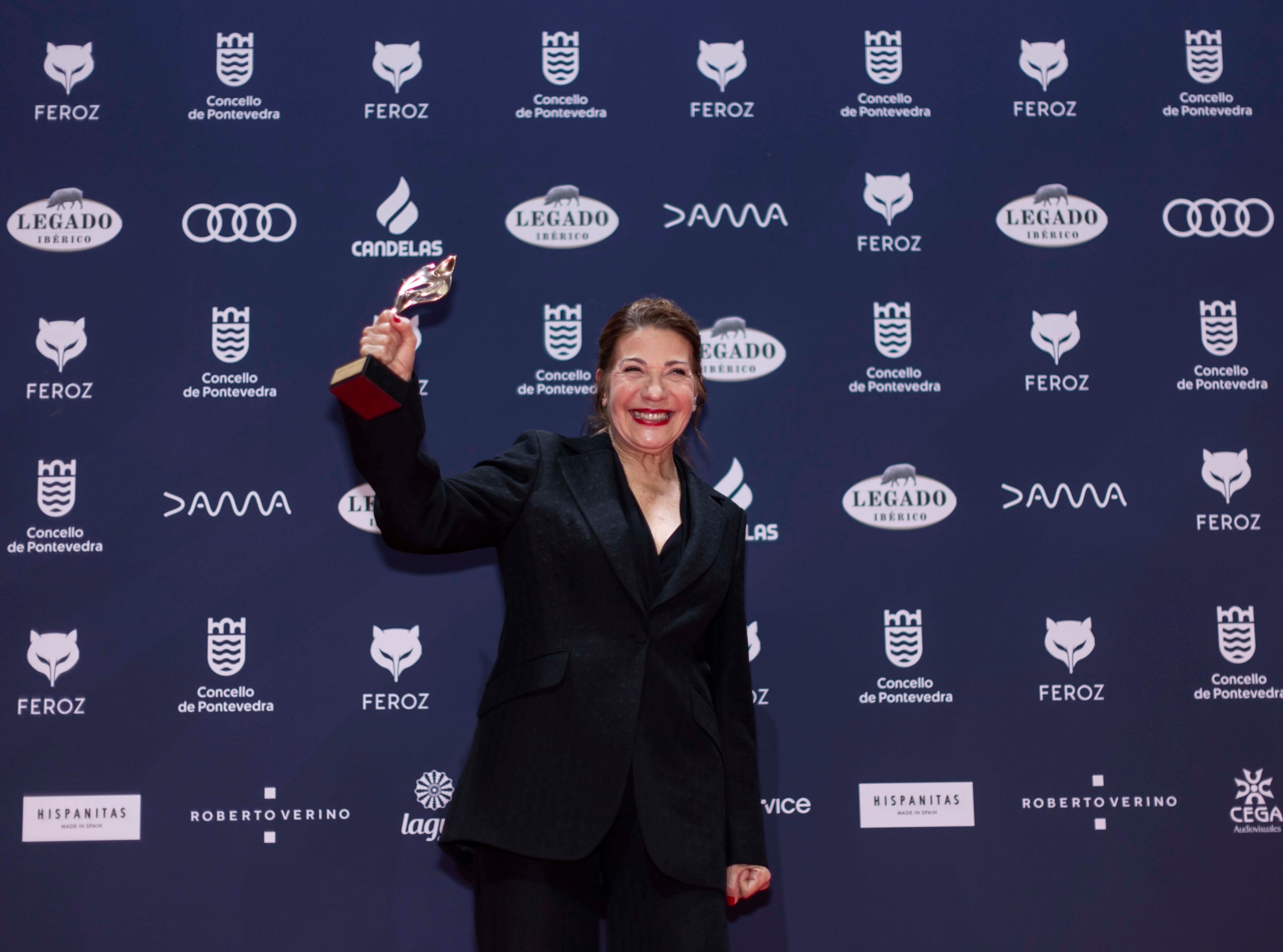 L'actriu Emma Vilarasau celebra el premi Feroz a la millor actriu protagonista / ACN