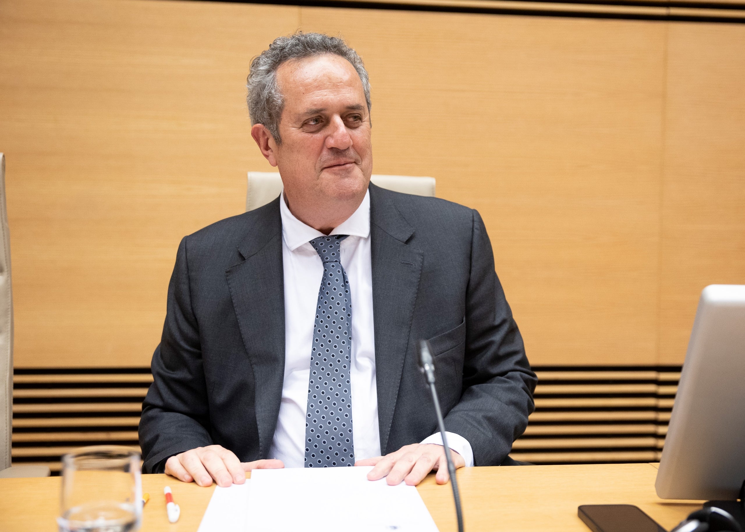 Joaquim Forn, en un moment de la seva compareixença / Congreso Pool