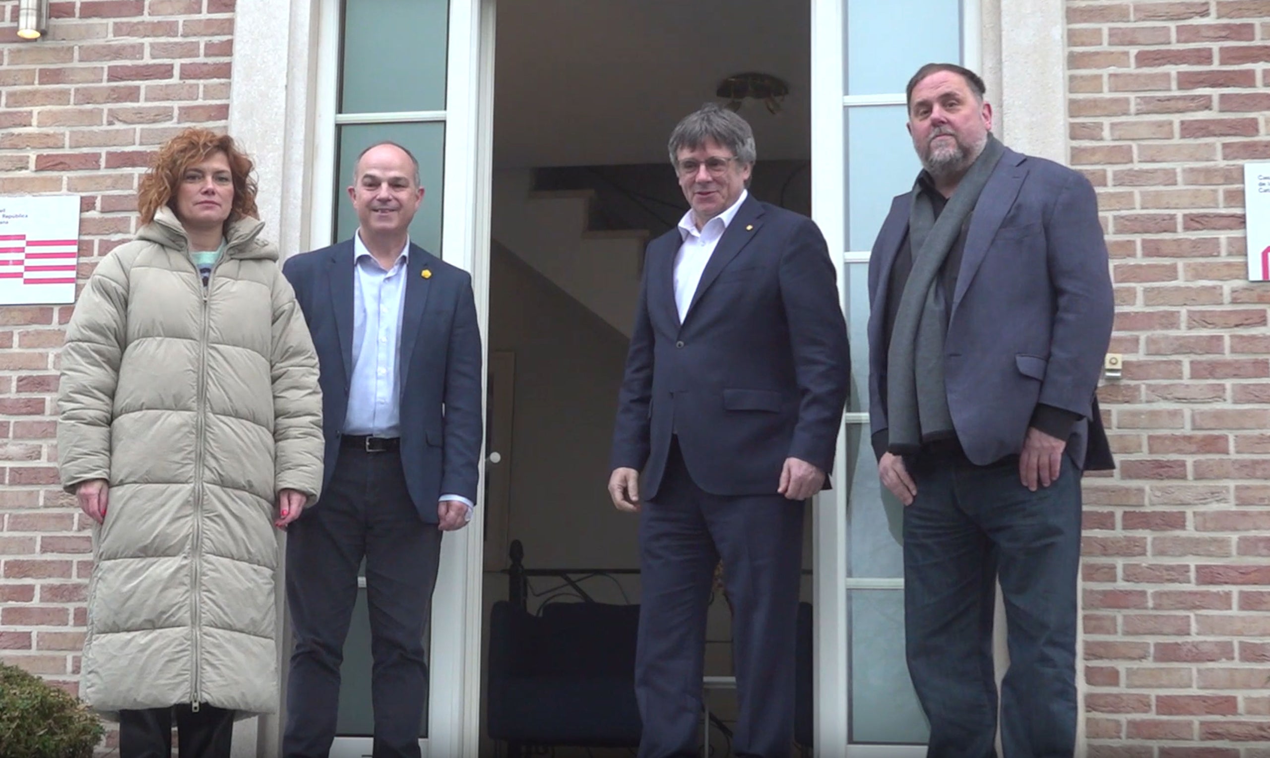 Alamany, Turull, Puigdemont y Junqueras en Waterloo / ACN