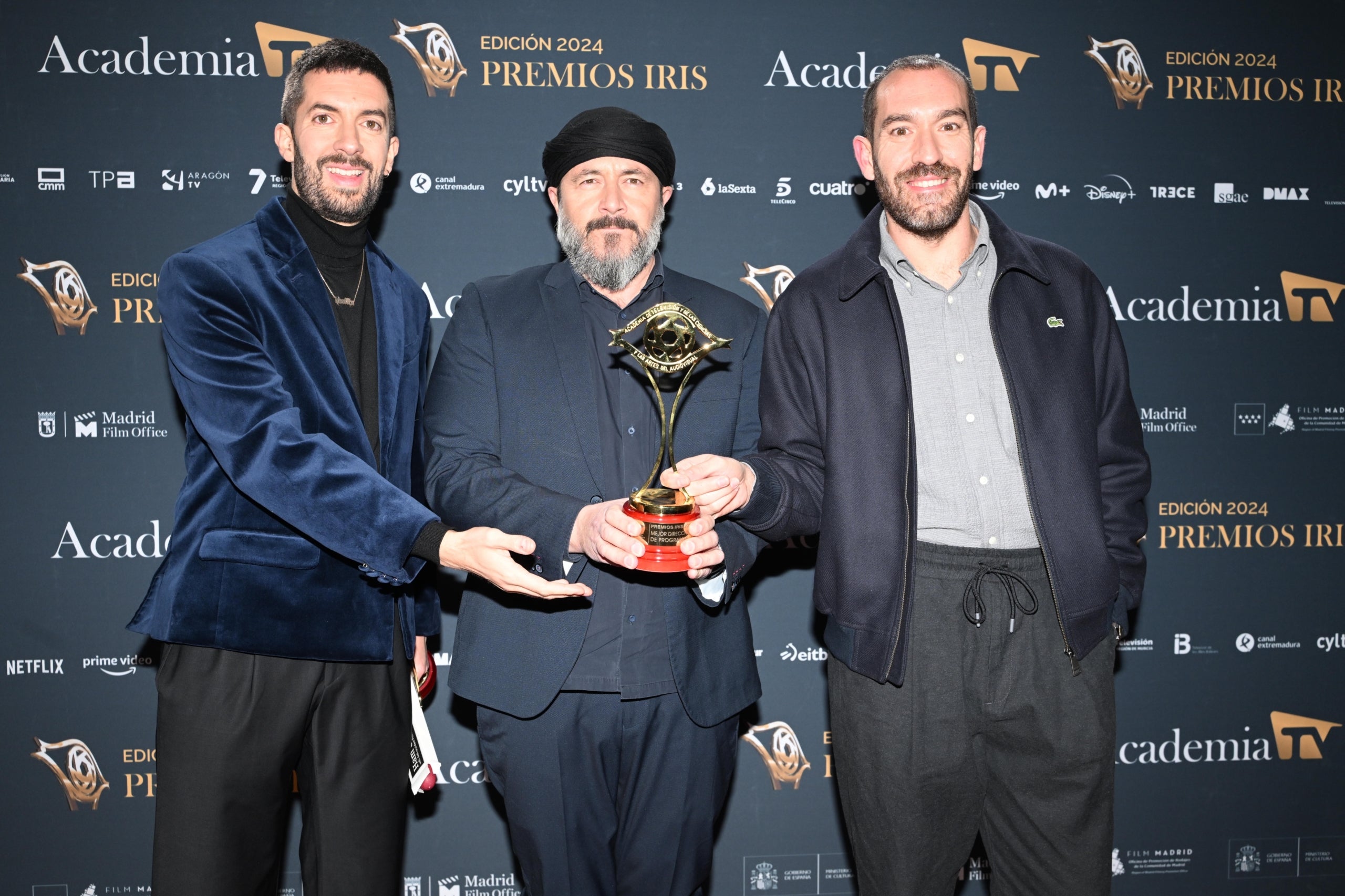 David Broncano, Ricardo Castella i Jorge Ponce recullen els Premis Iris | Europa Press