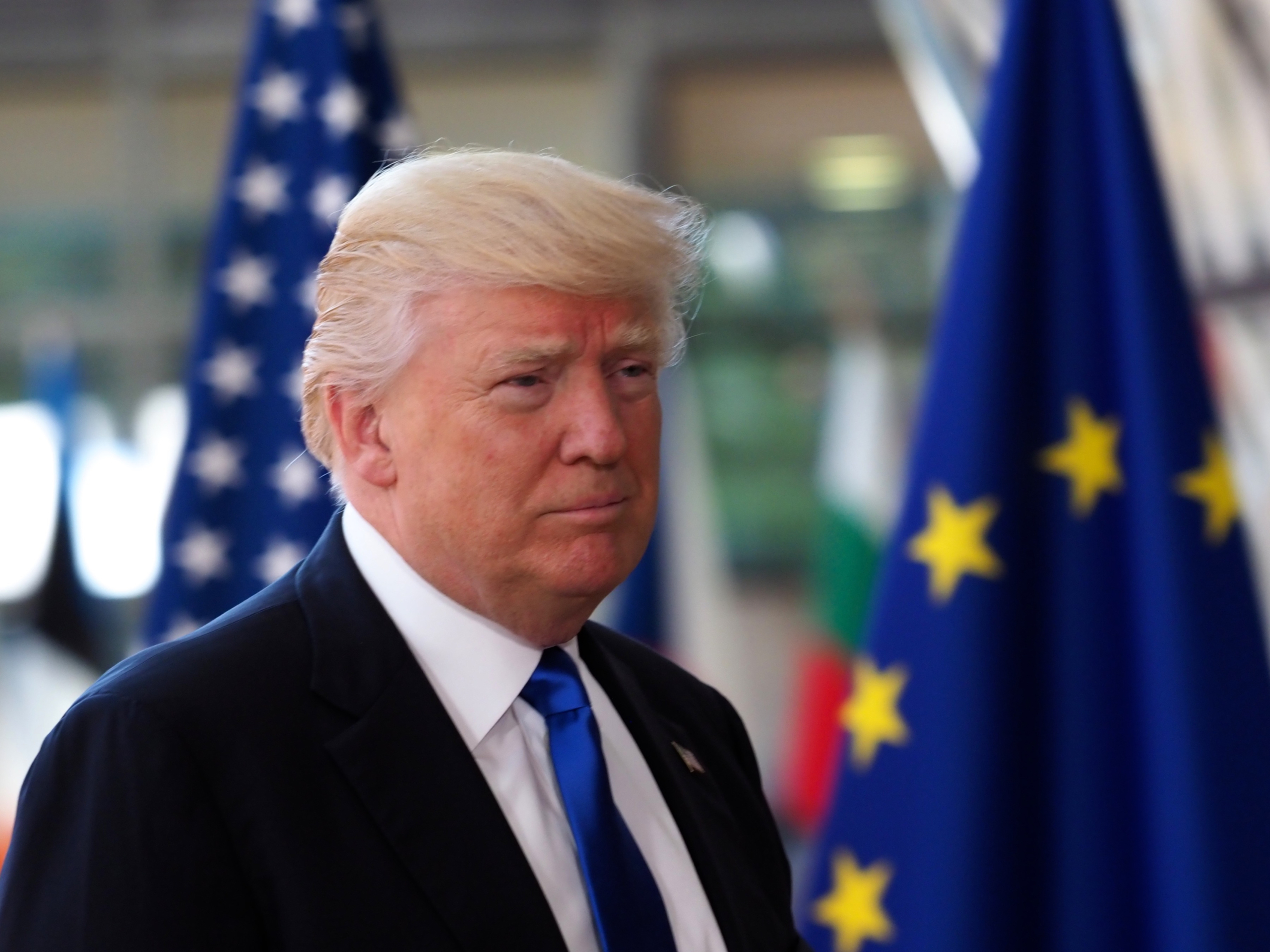 Donald Trump en una reunió amb els líders de la UE al Consell Europeu | Consell Europeu