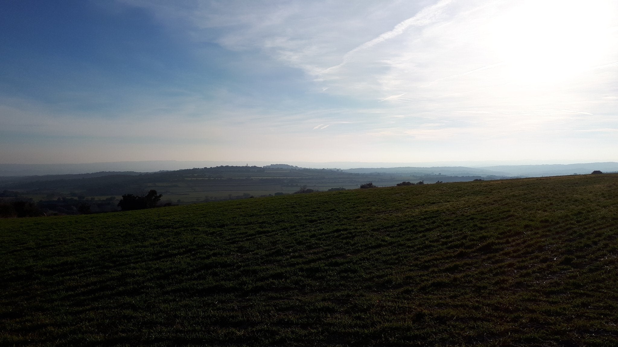 Imatge de les vistes des de la Donzell d'Urgell / Moisès Martí (Twitter)